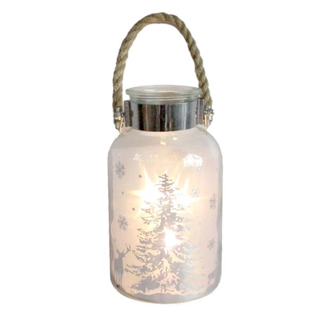 E-shop SVENSKA LIVING Vianočná dekoračná fľaša 5LED 18,5cm