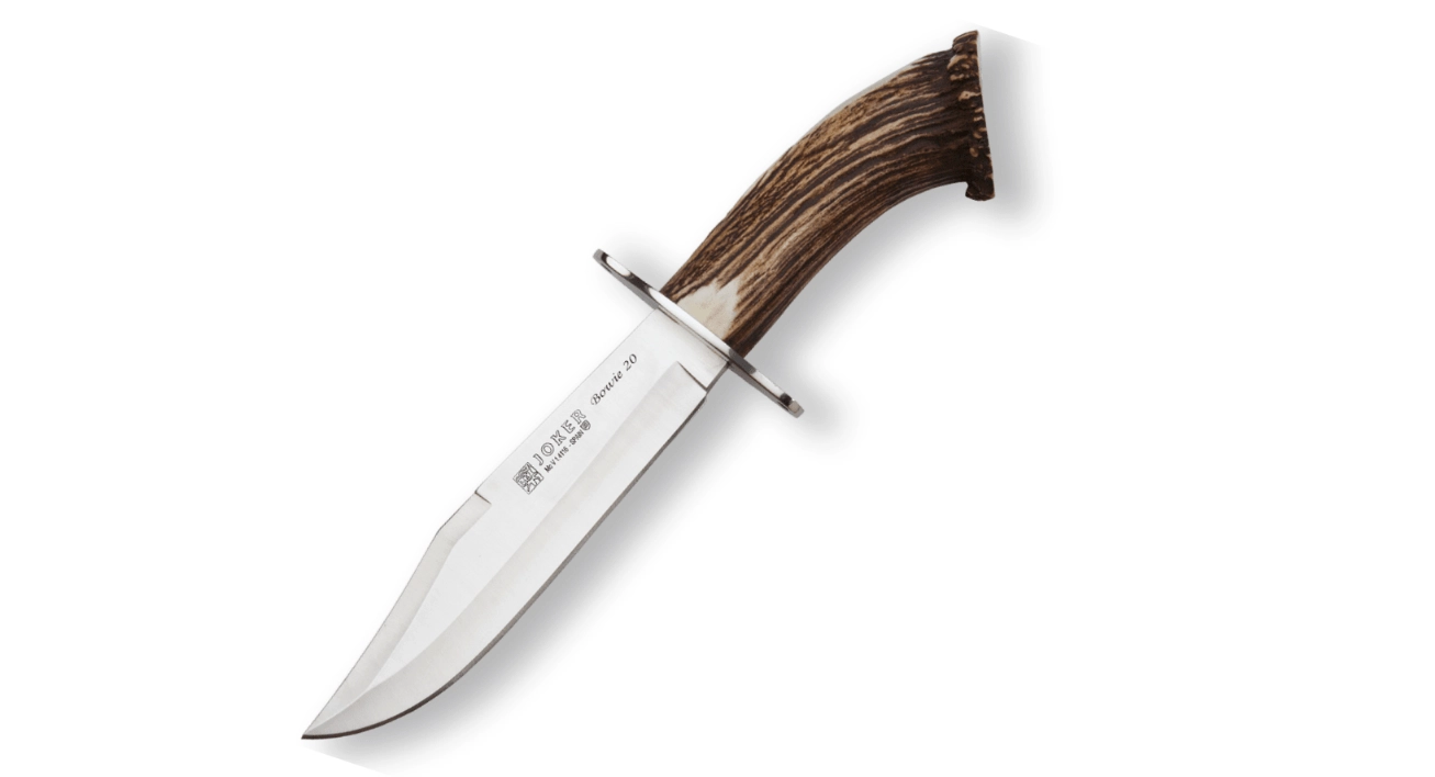Lovecký nôž Joker Crown Bowie s parohovou rukoväťou 20 cm - 1 kus