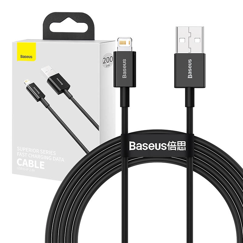 Baseus CALYS-C01 Superior Fast Charging Datový, USB to Lightning 2.4A, 2m
