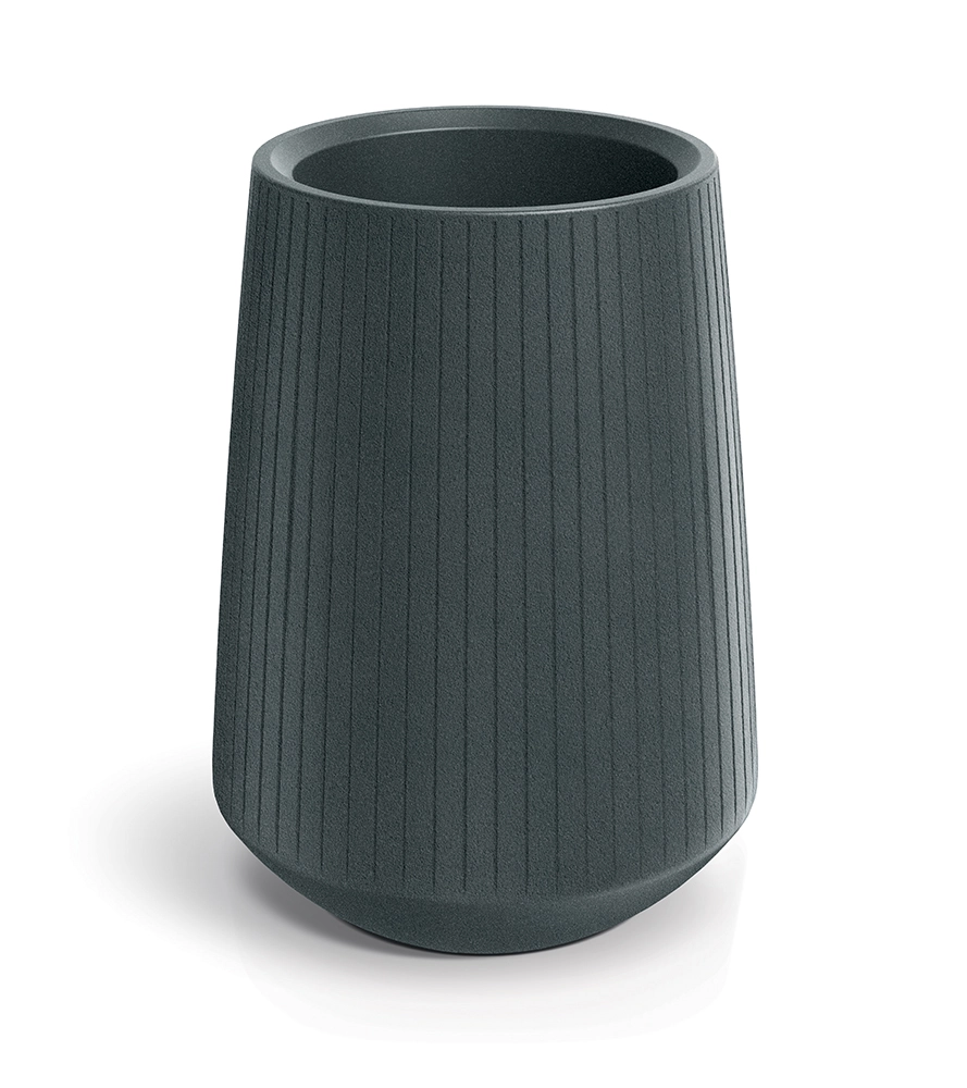 E-shop Prosperplast Plastový květináč COROS BOWL HIGH 40 cm grafitový