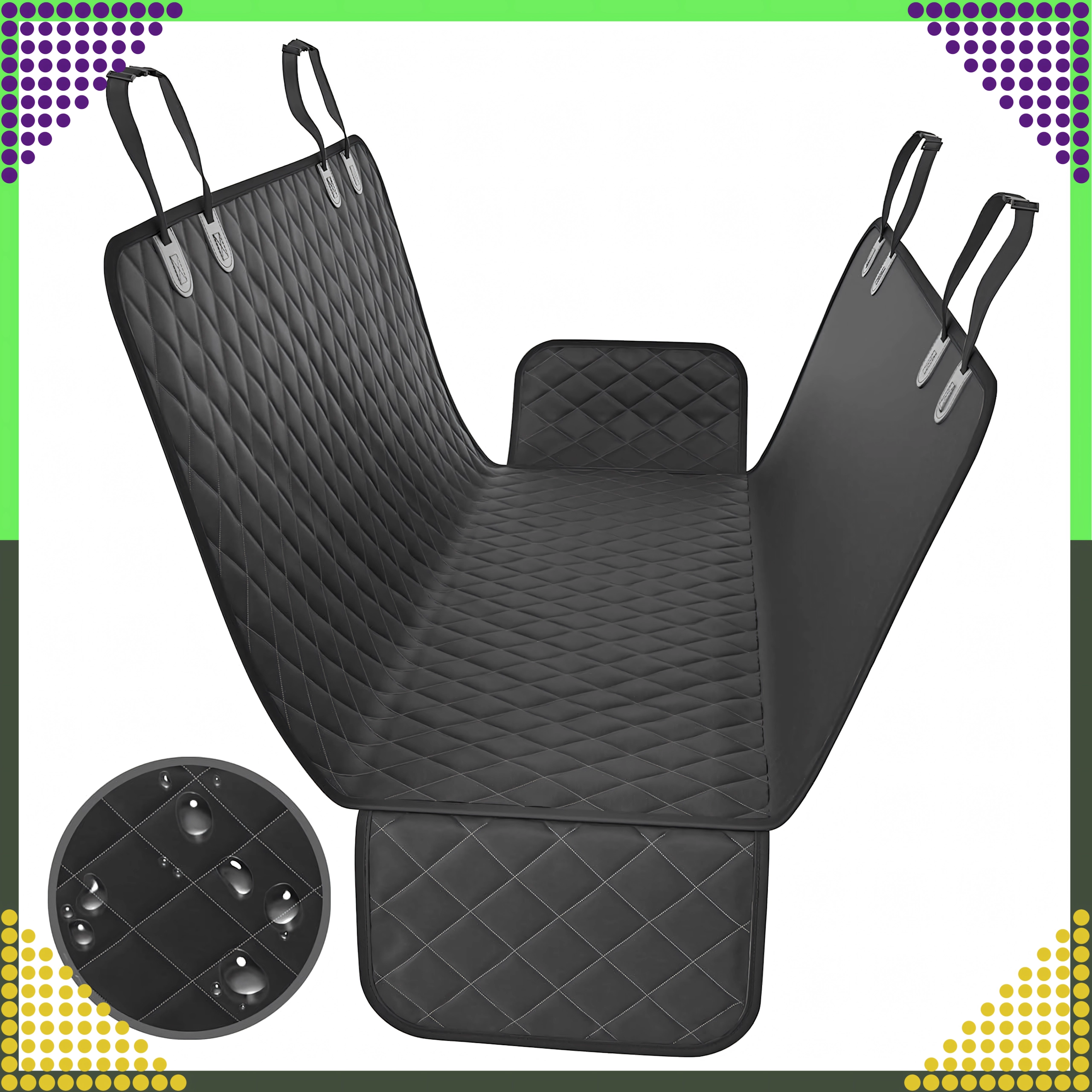 E-shop Vodeodolná autosedačková podložka pre psy, univerzálna 137 × 147 cm
