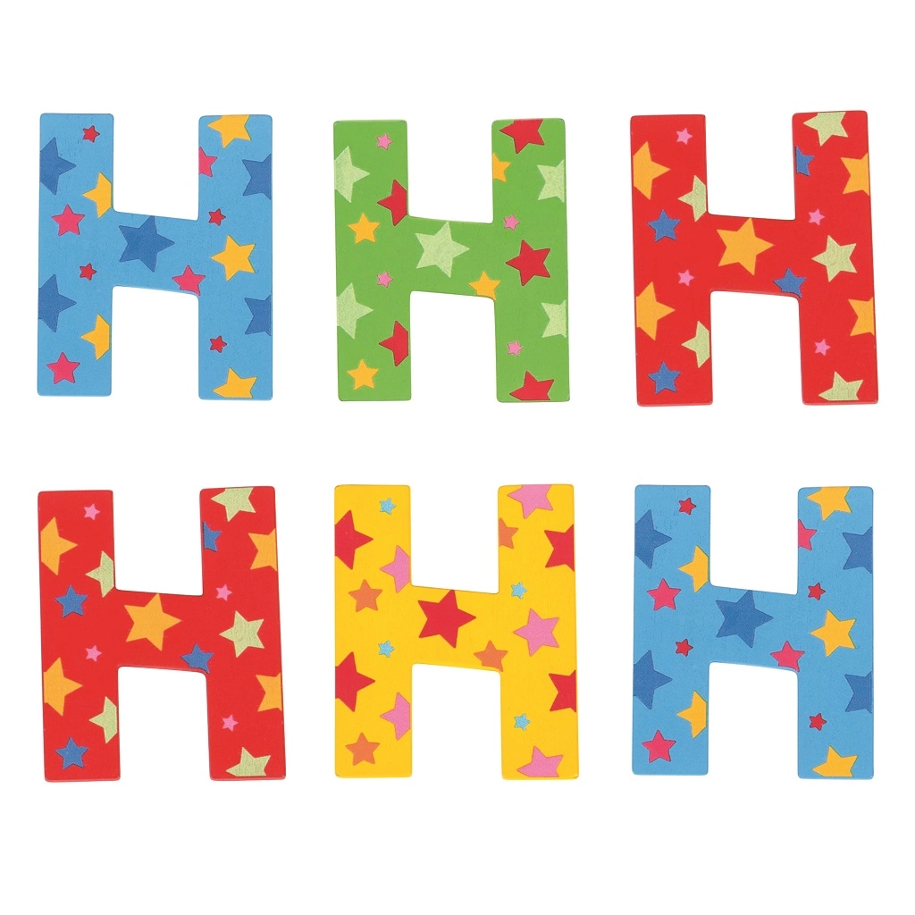 E-shop Bigjigs Toys hviezdičkové písmenko H