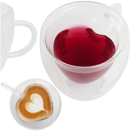 E-shop Termo pohár s motívom srdca RUHHY 240 ml