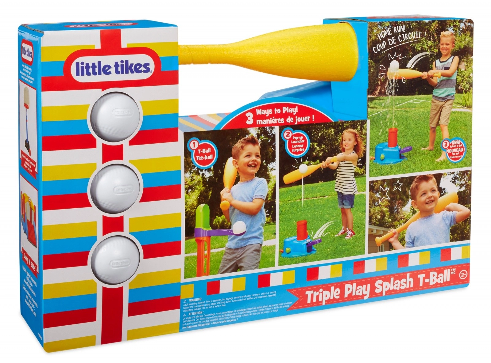 E-shop Detská baseballová hra Triple Play Splash T Ball Set od Little Tikes