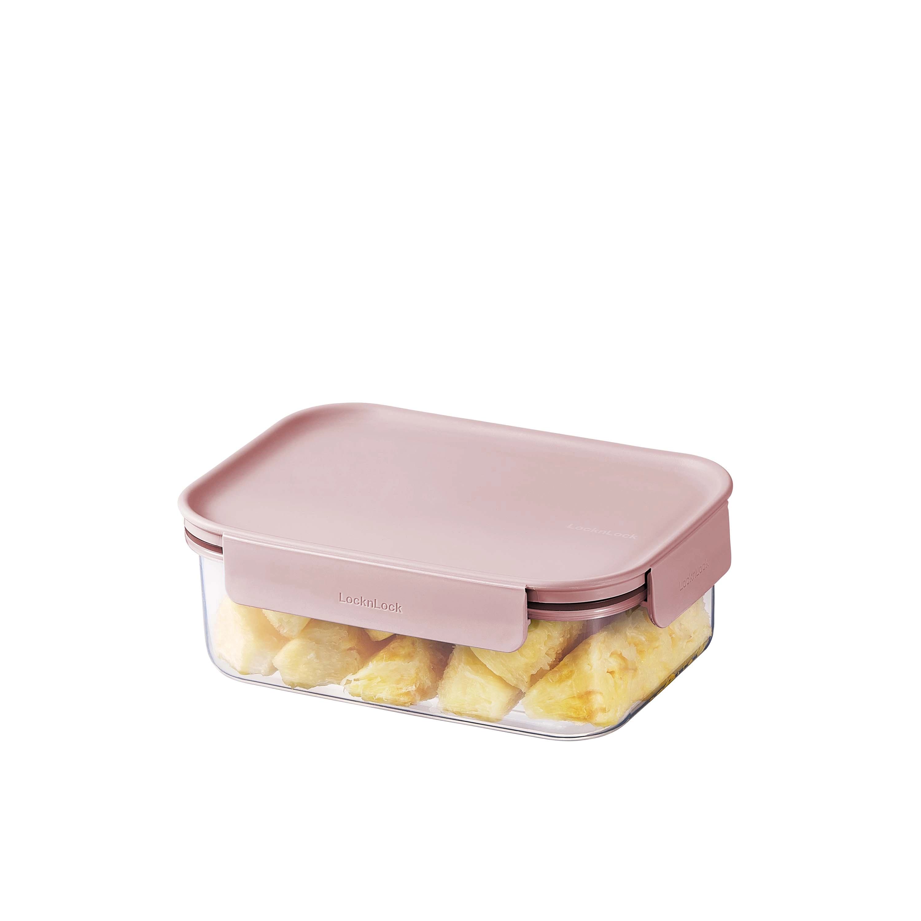 LOCKNLOCK Dóza na potraviny LOCK Classic plus pink 420 ml