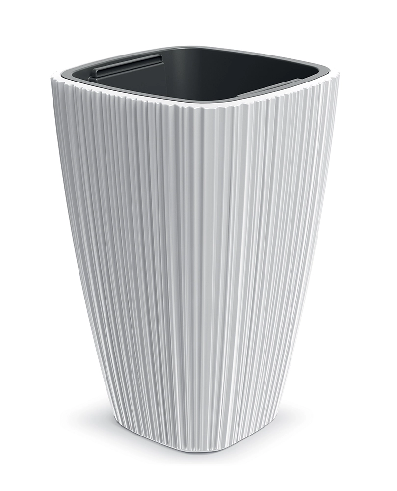 E-shop Prosperplast Kvetináč ORO 29 cm biela