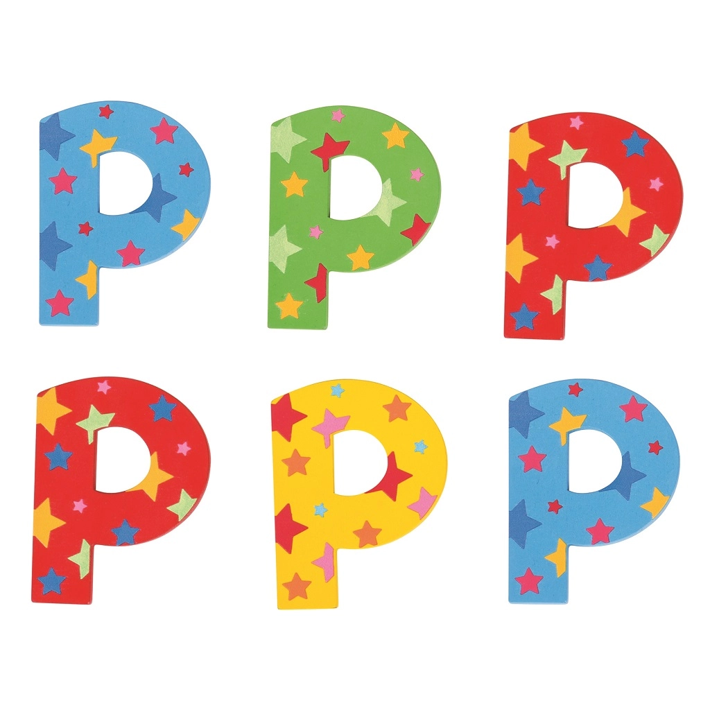 E-shop Bigjigs Toys hviezdičkové písmenko P