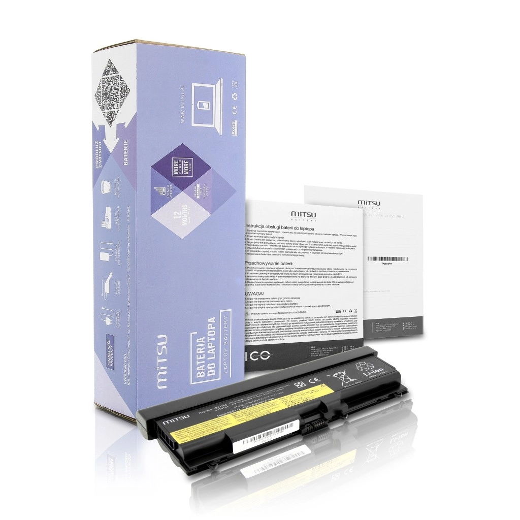 Batéria pre notebooky Lenovo - MITSU 6600 mAh