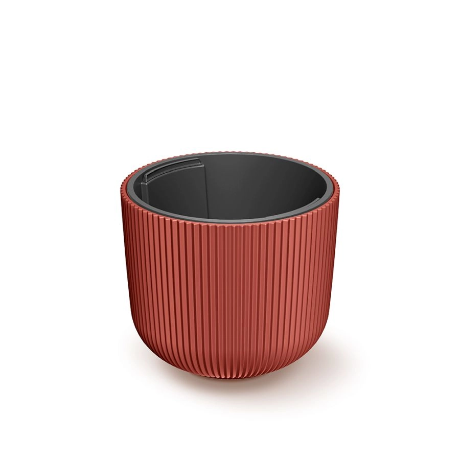 E-shop Kvetináč s vložkou Milly 30 cm v medenej farbe