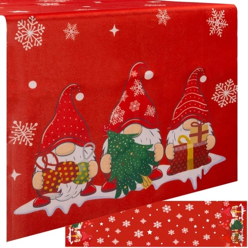 E-shop Ruhhy 22483 Vianočný behúň červená 220x40 cm