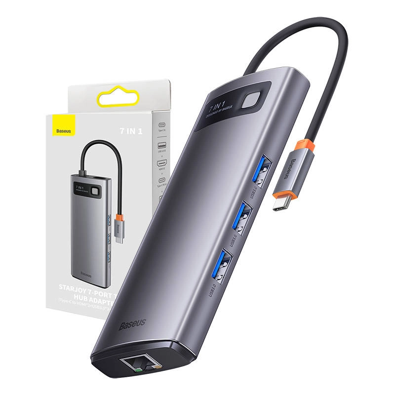 Baseus Metal Gleam 7v1 USB-C hub