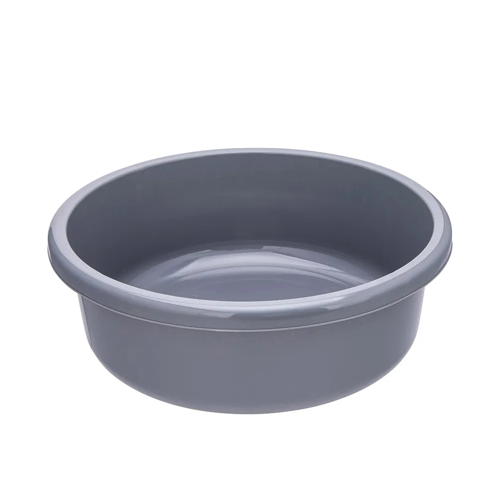 E-shop Okrúhla plastová misa 9 l sivá 36 cm