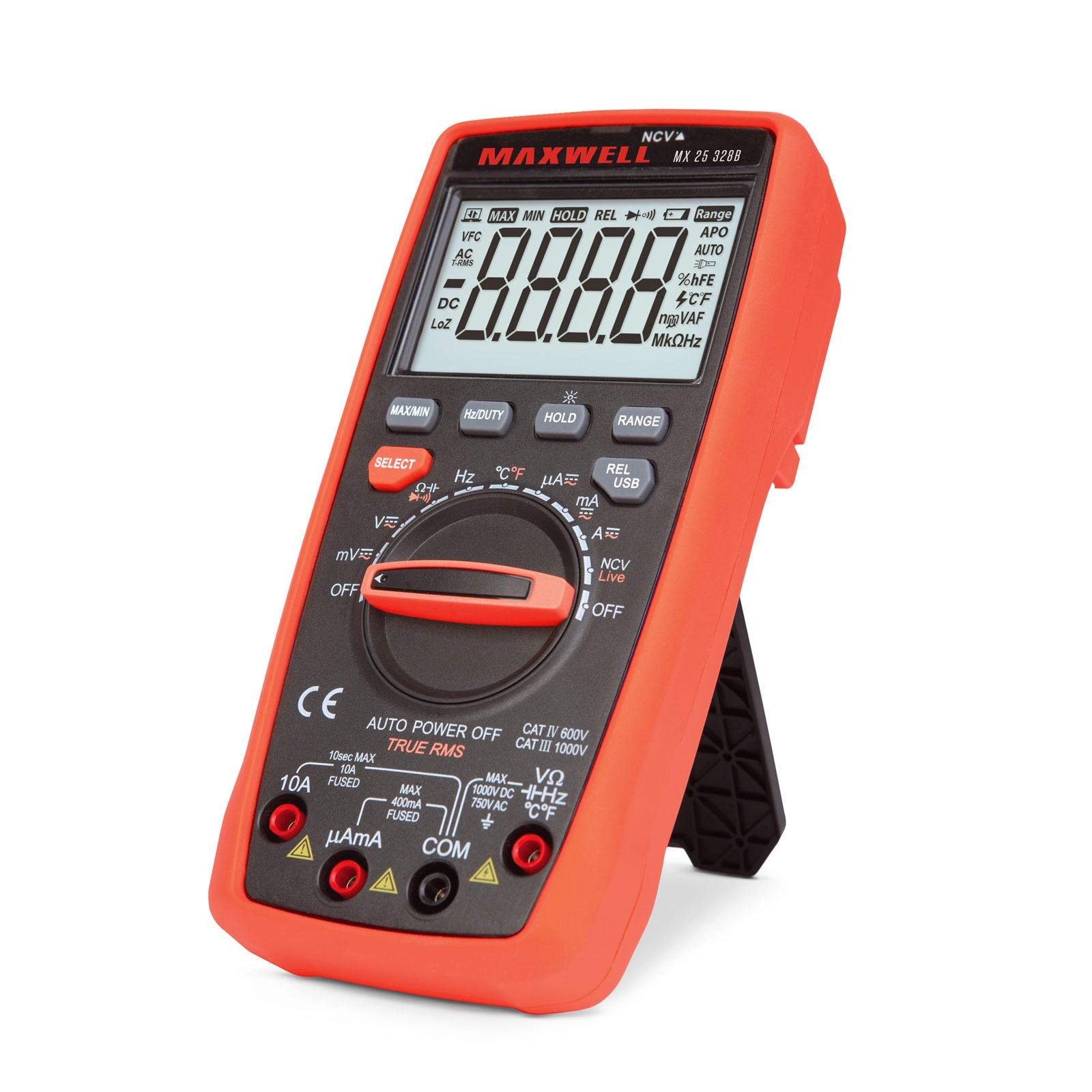 Digitálny multimeter Maxwell 5 v 1 s USB pripojením k počítaču