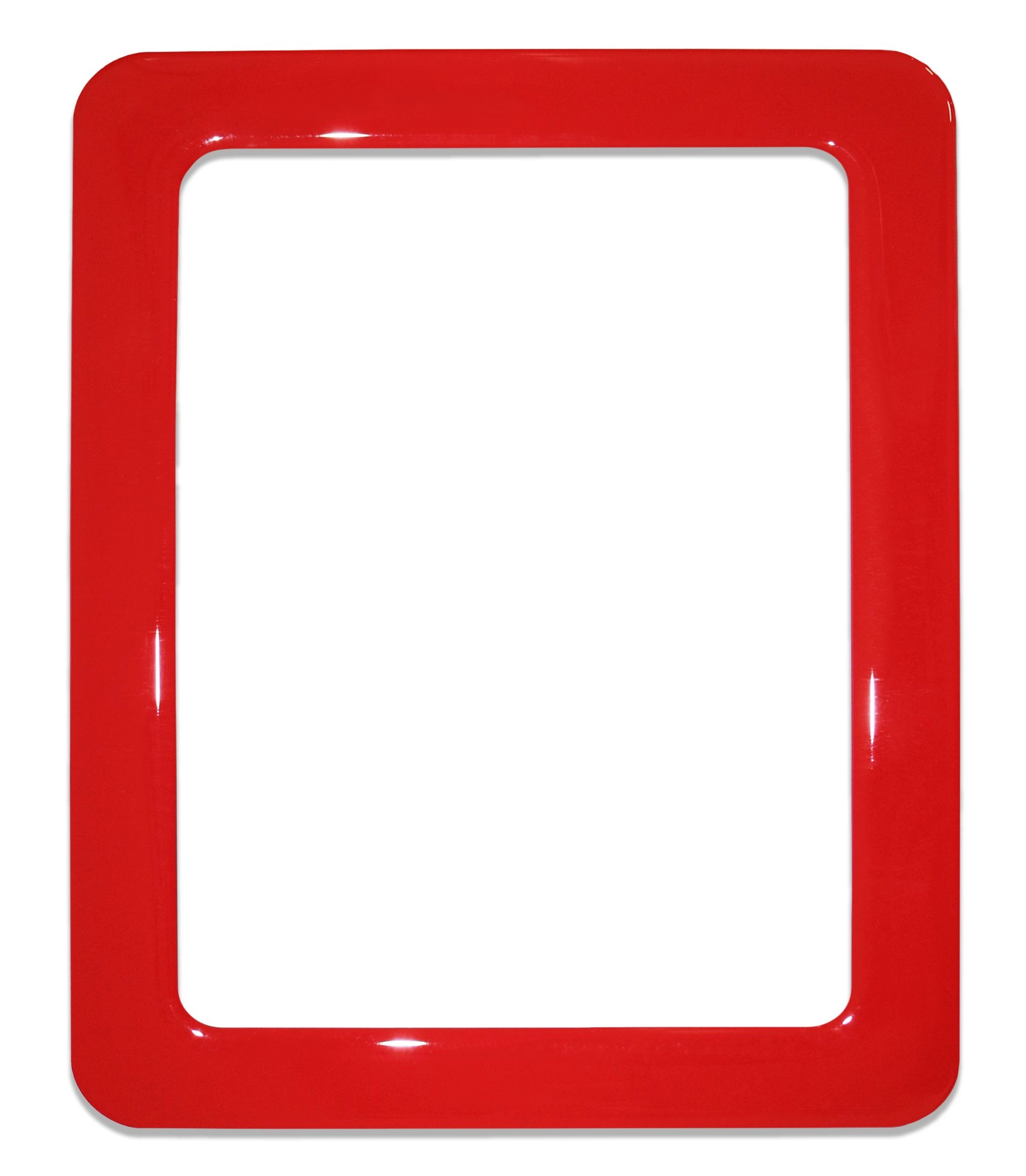 E-shop Magnetický samolepiaci rámik s rozmerom 19,0 × 23,8 cm - červený