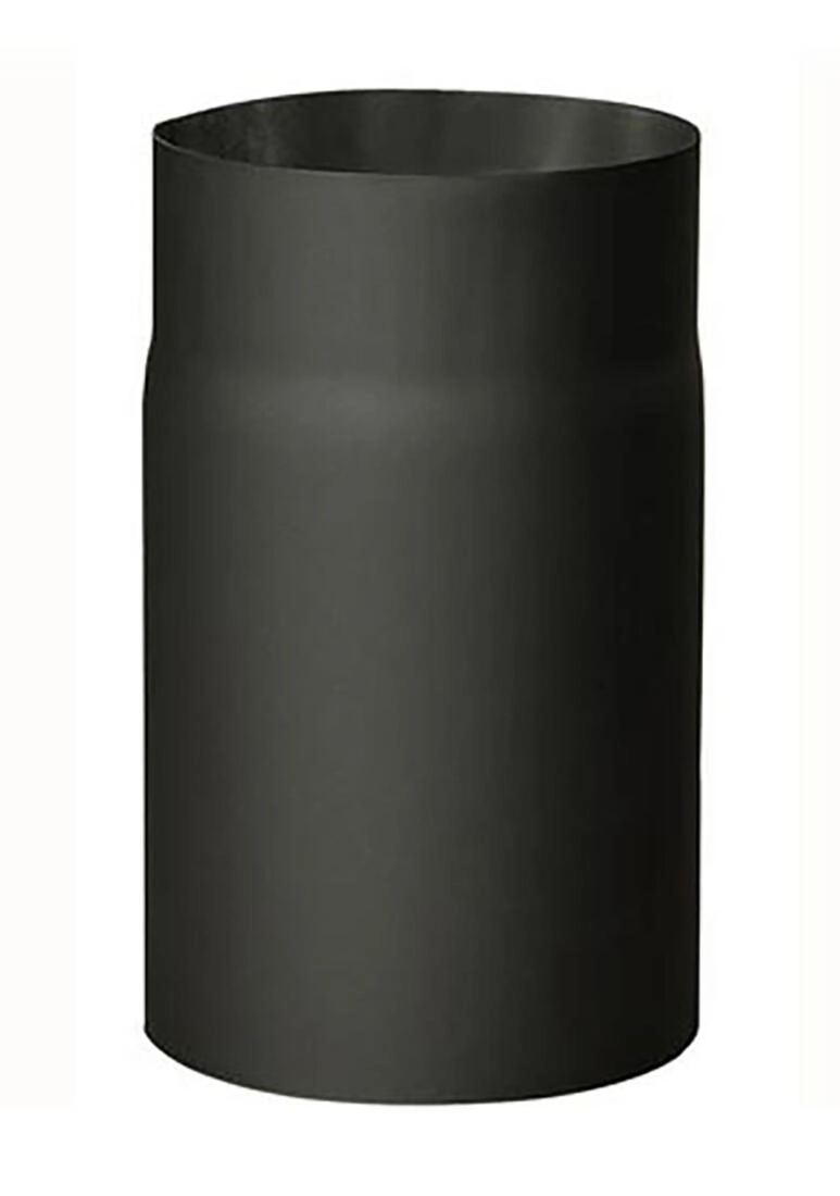 E-shop Dymová rúra 160 mm, dĺžka 250 mm, hrúbka 1,5 mm, čierna