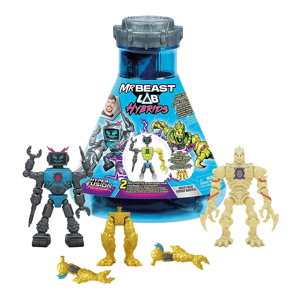 E-shop MrBeast Lab Hybrids Multipack – mixovateľná akčná figúrka 2 v 1