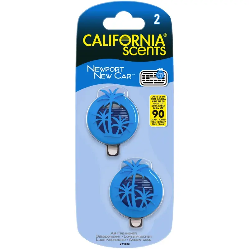 E-shop California Scents mini difuzér do ventilácie Newport new car