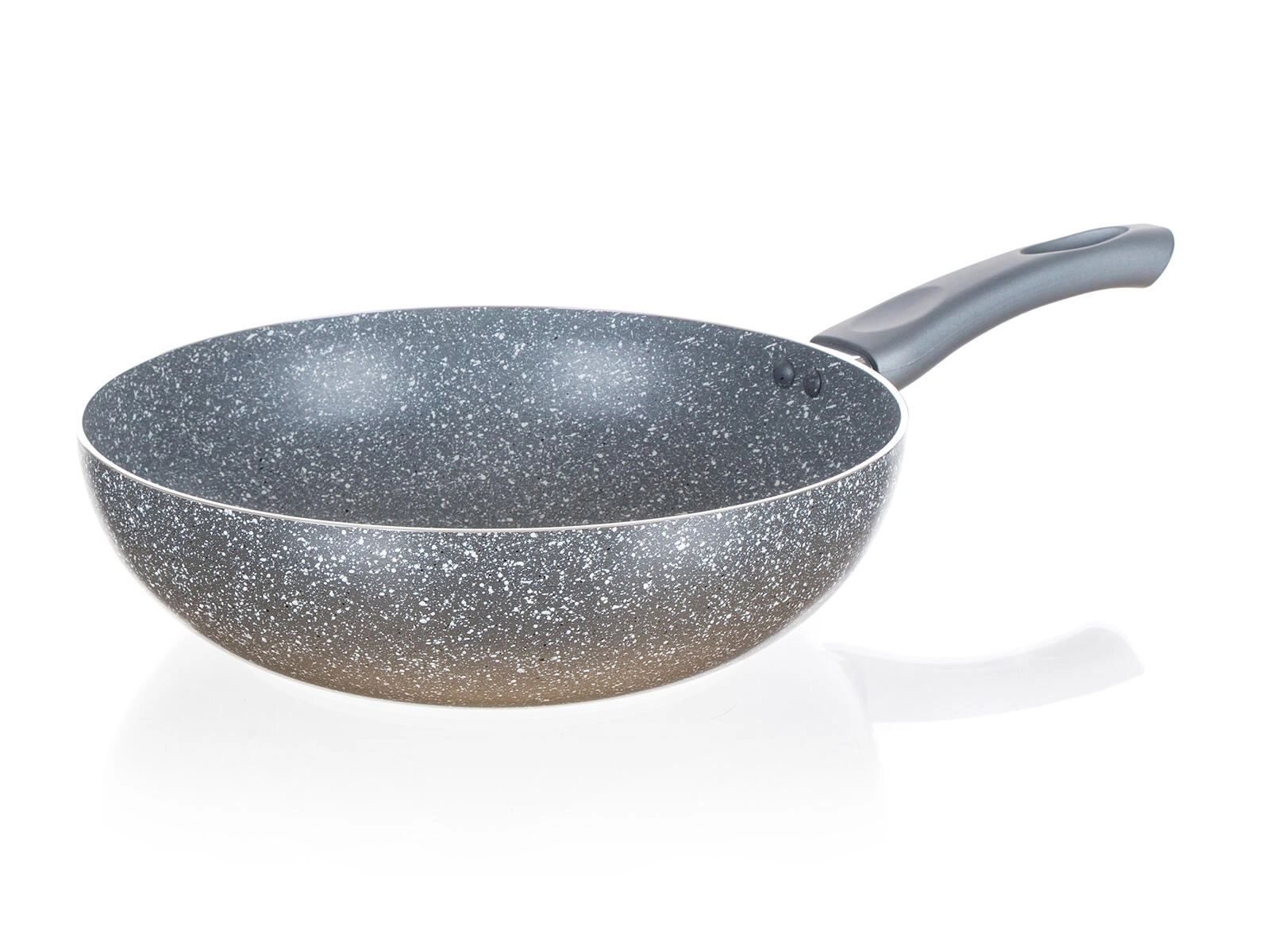 Wok panvica 28 cm s nepriľnavým povrchom CUISINO Granite Grey