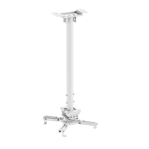 E-shop Stropný držiak na projektor NEOMOUNTS CL25-550WH1, 35 kg, výška 74,5–114,5 cm