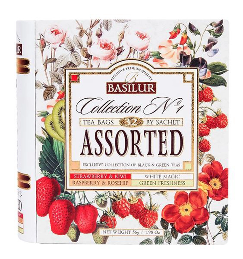 E-shop Basilur Book Assort 32 No.1 plech 32 gastro sáčkov