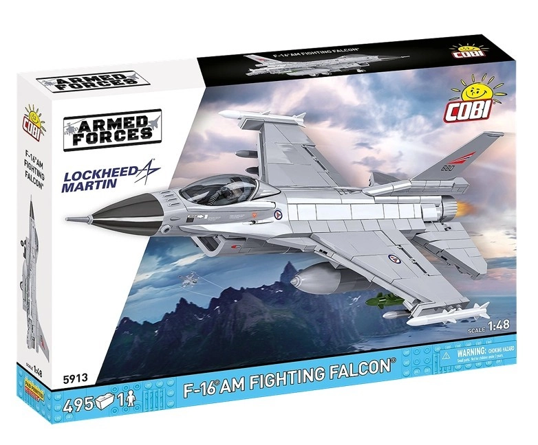 E-shop Cobi 5913 Armed Forces F-16 AM FIGHTING FALCON, 1:48, 495 k, 1 f