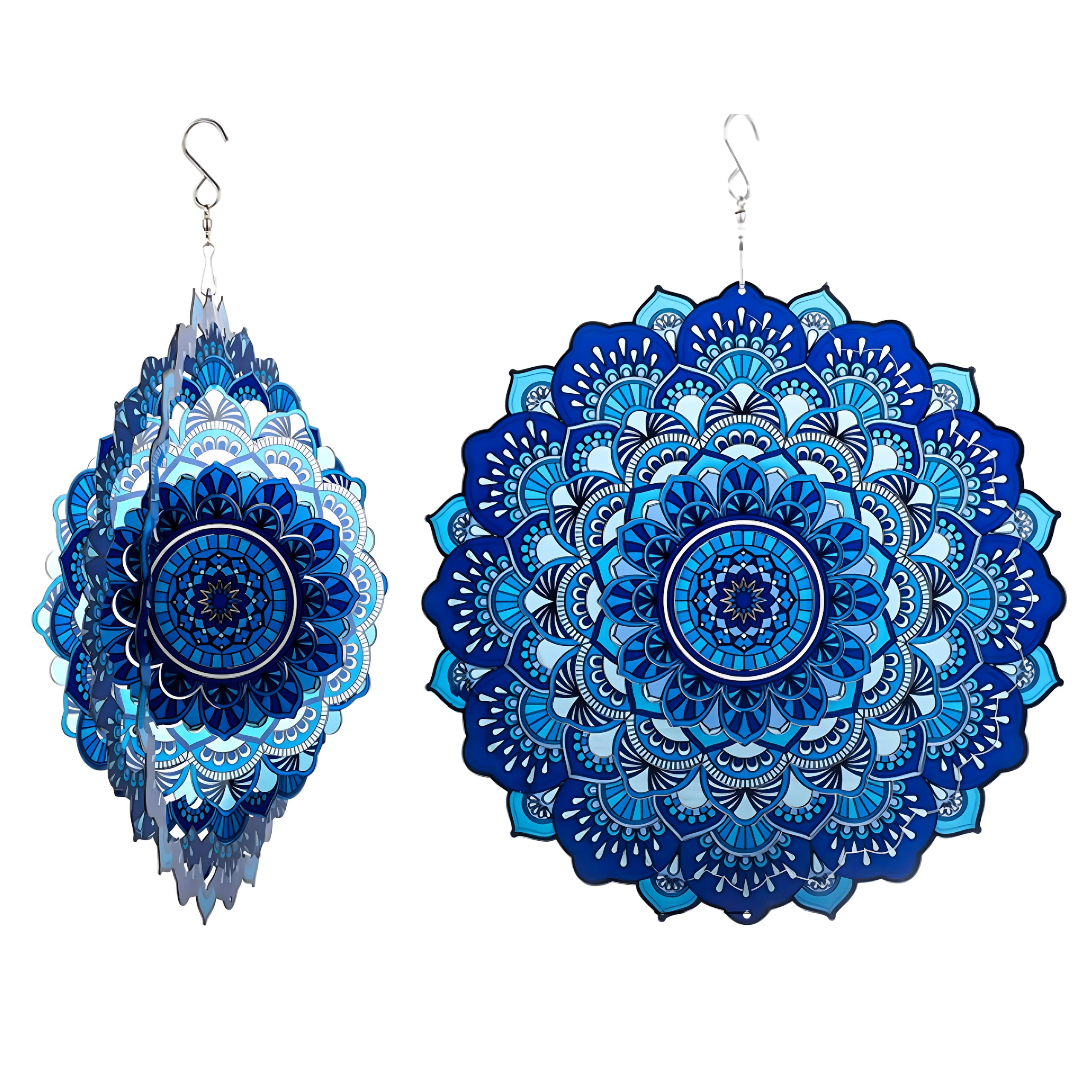 E-shop Závesná 3D mandala – veterný spinner 12" do záhrady a interiéru