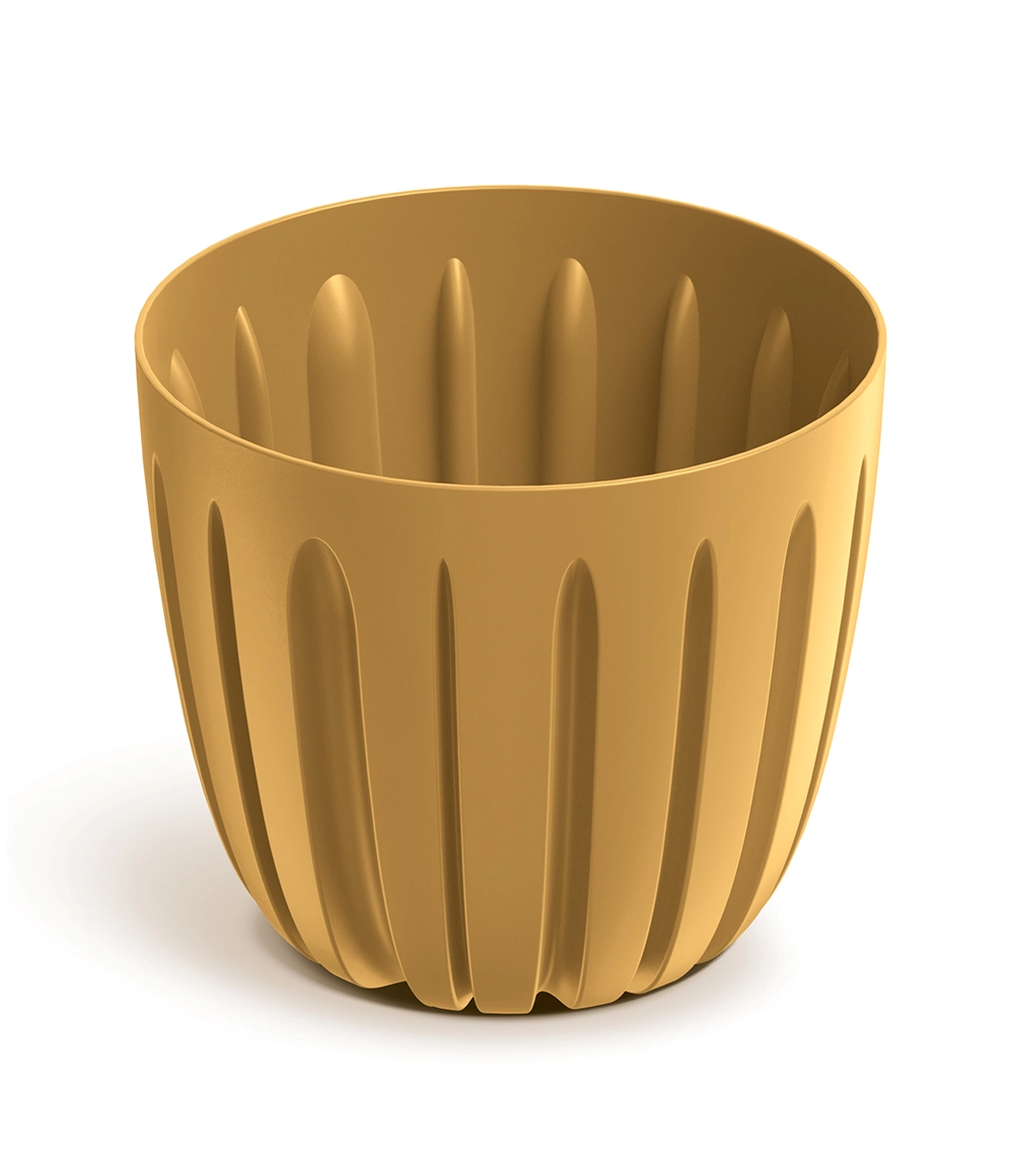 E-shop Kvetináč Wario 16,8 cm horčicový