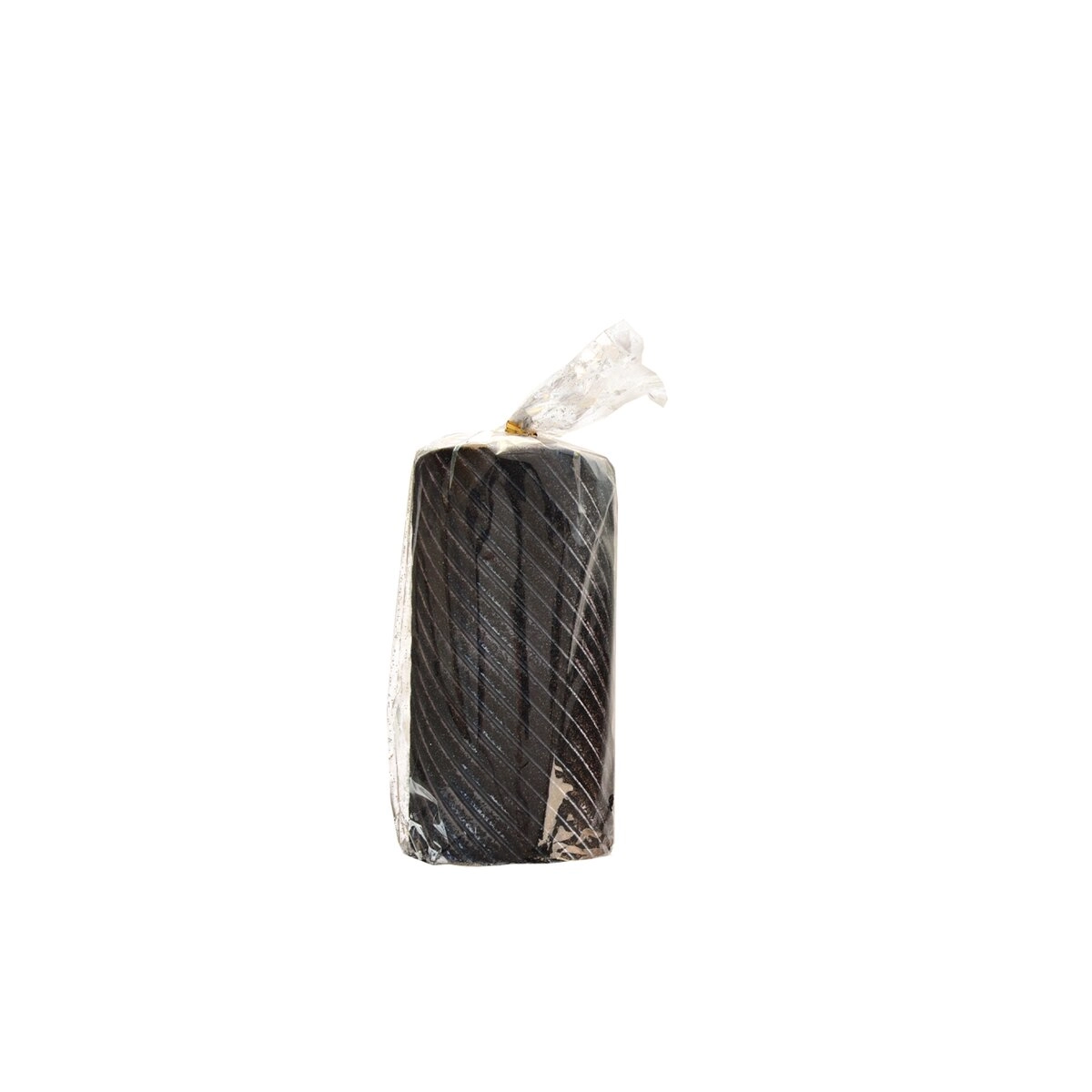 E-shop Valcová sviečka Caro čierna 7 × 10 cm