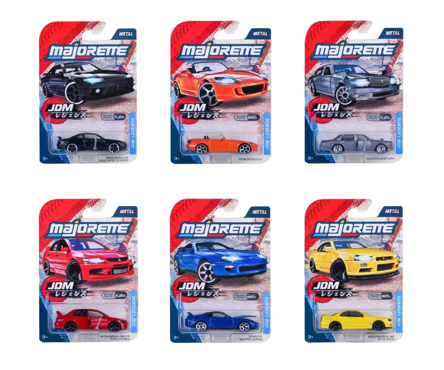 E-shop Majorette Japan Legends Premium – kovové autíčko 1:64 (rôzne modely)