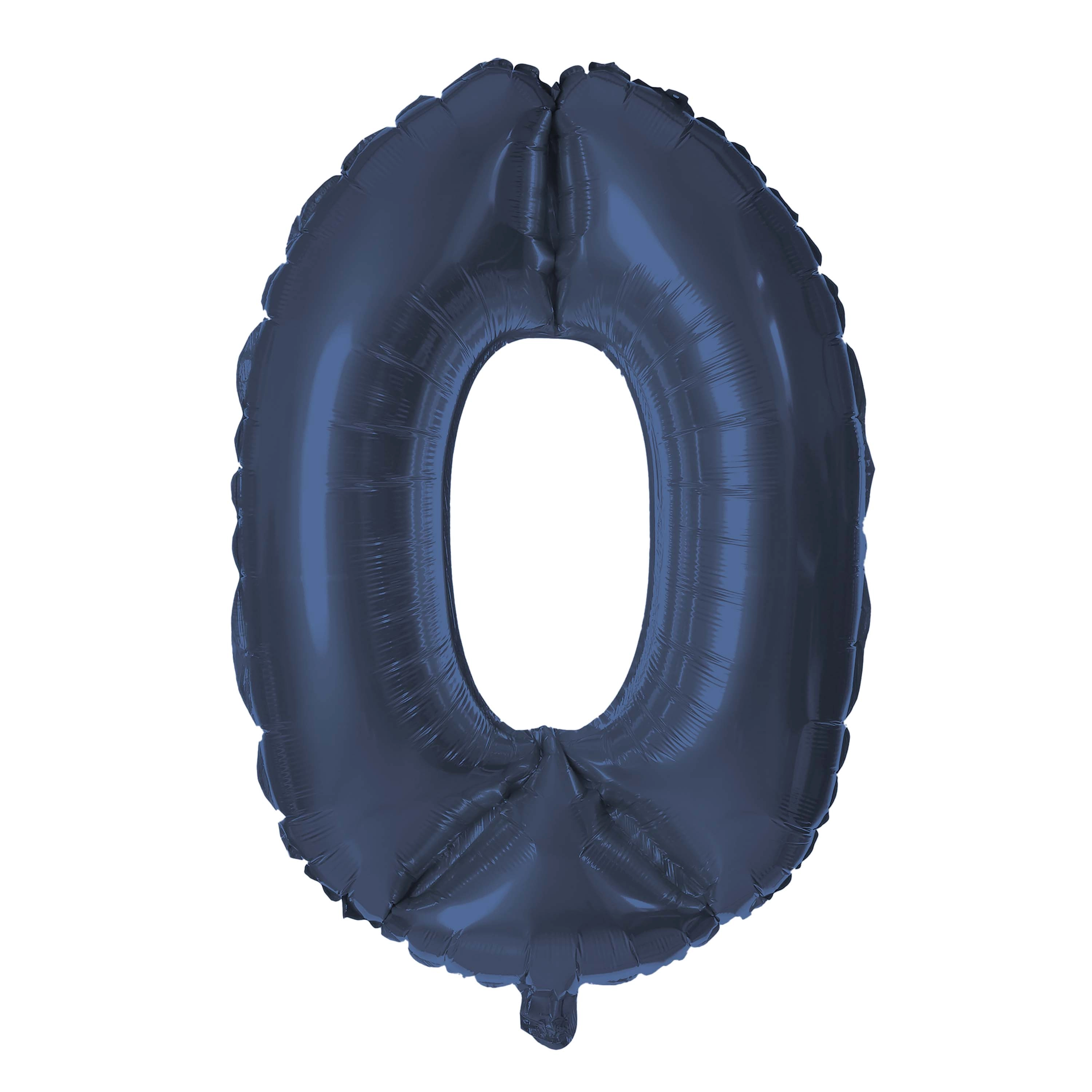 E-shop Balónik fóliový TORO číslica 0 30cm modrý