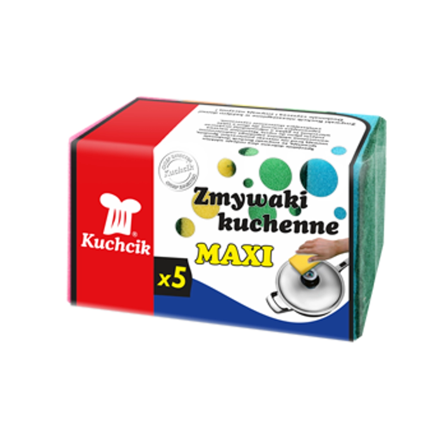 Kuchynské hubky Kuchcik Maxi – sada 5 ks