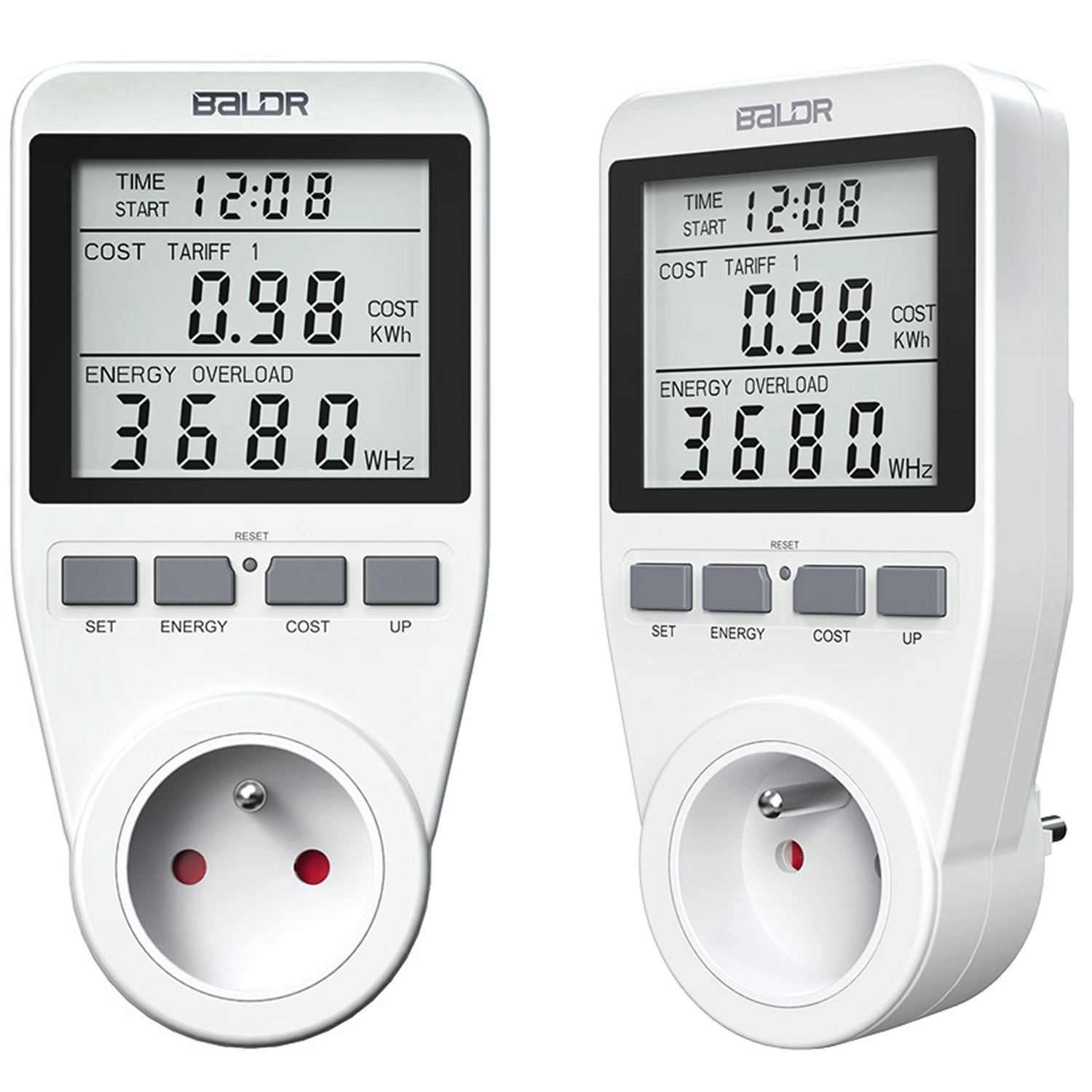 E-shop Baldr Jednofázový wattmetr Berdsen BD-990, bílý