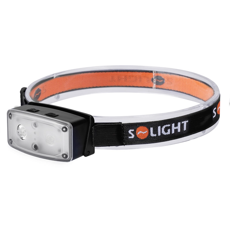 Solight nabíjacia LED čelovka 100 lm so senzorom (Li-Ion)