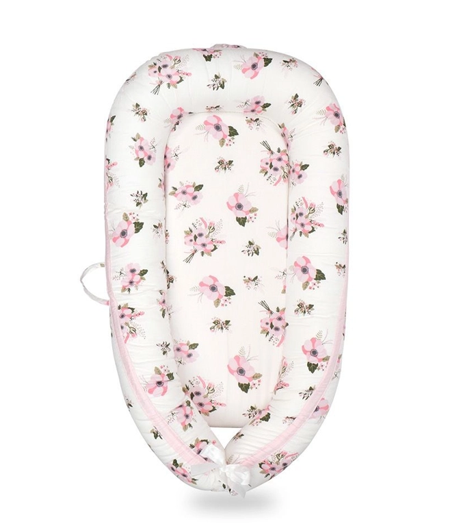 Detská deka / hniezdo 90*50 cm - kvetinový vzor