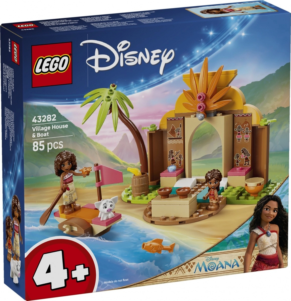 LEGO® Disney Princess 43282 Vidiecky dom a čln