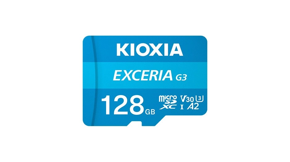 KIOXIA EXCERIA G3 microSD karta 128 GB UHS‑I U3 V30 s adaptérom