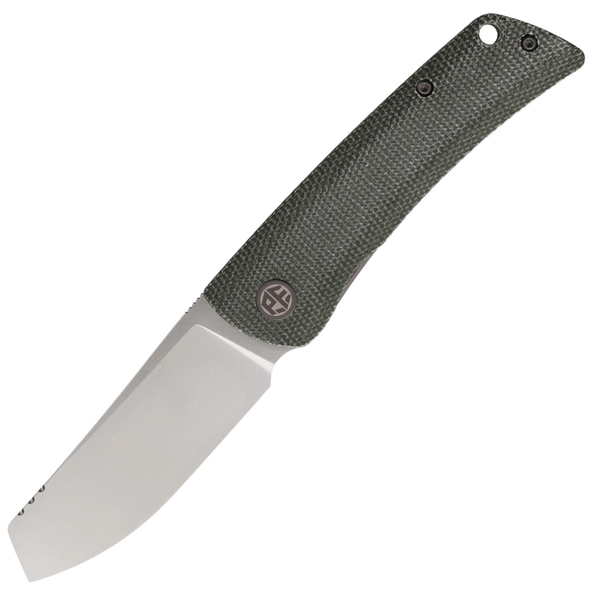 E-shop Petrified Fish PFE05 Flavorist Satin K110 Green Micarta PFE05GRMP