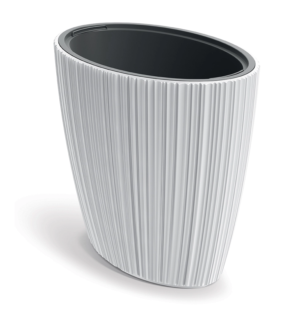 E-shop Prosperplast Kvetináč ORO 59,5 cm biela