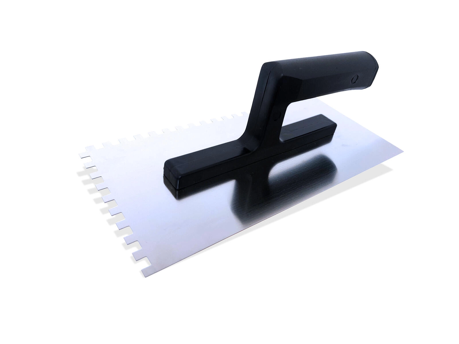 E-shop Hladidlo z nehrdzavejúcej ocele so zubami 6 × 6 mm, 270 × 125 mm