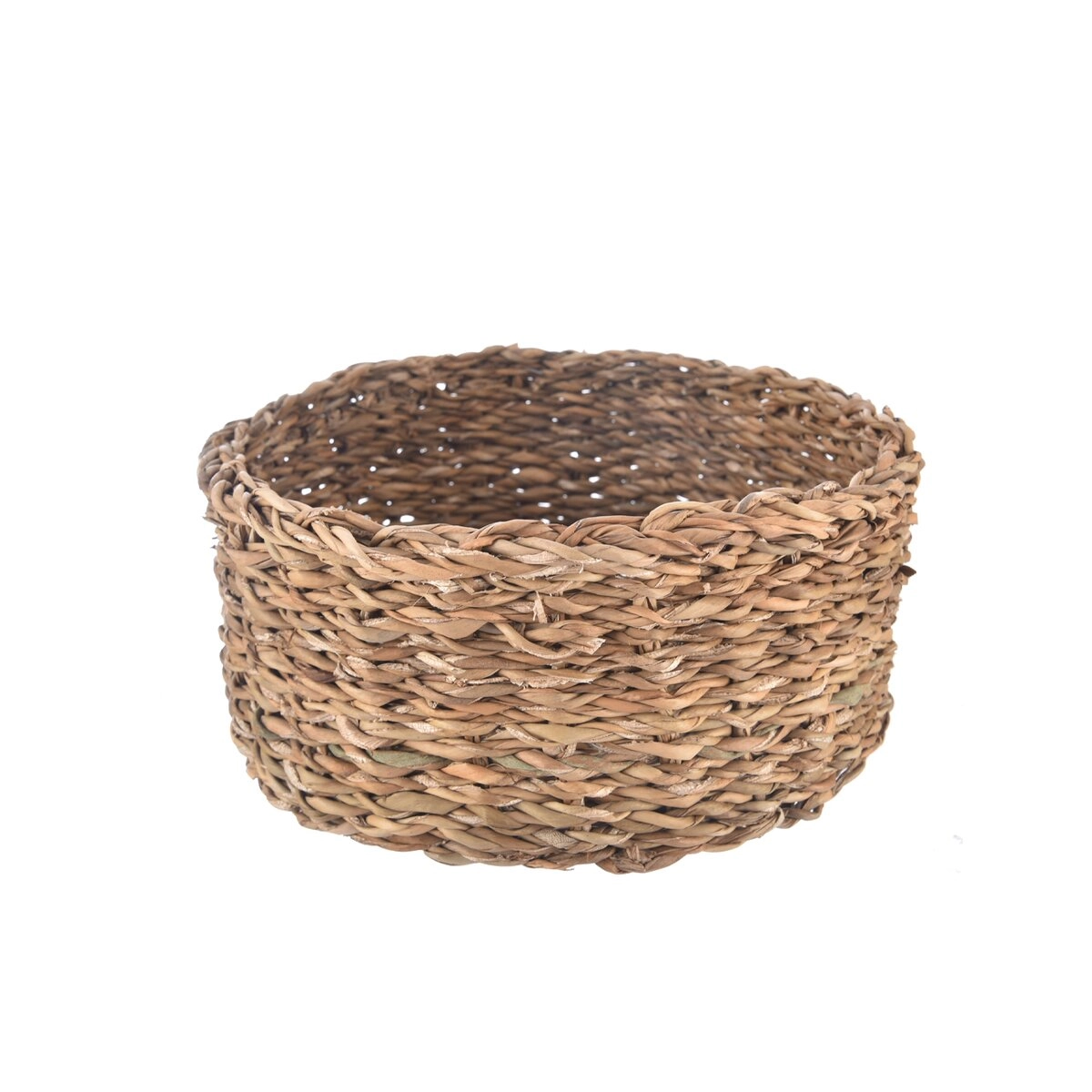 E-shop Košík z morskej trávy béžový, stredný 25 × 25 × 10 cm