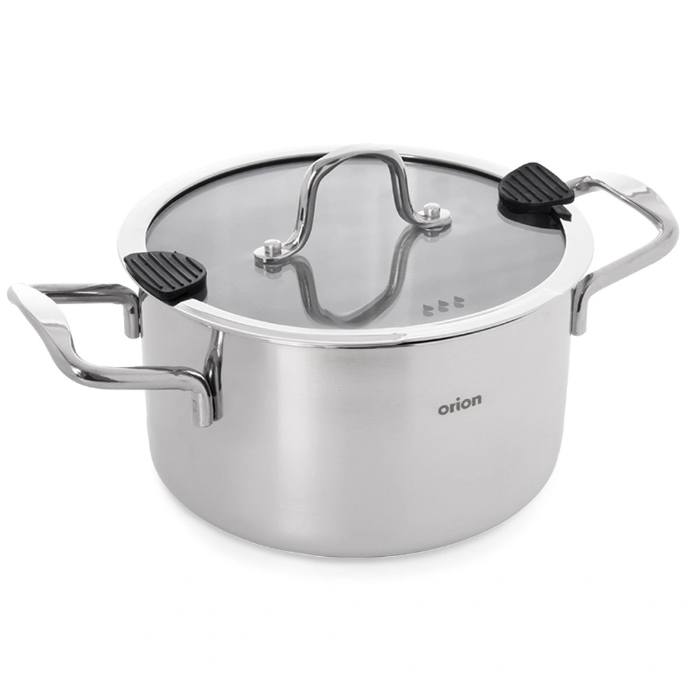 E-shop Nerezový hrniec s pokrievkou VENICE 22 cm, 4,3 l