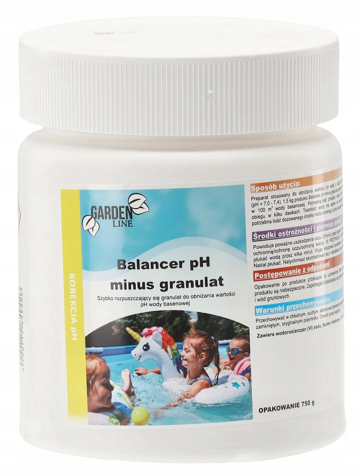 Balancer pH mínus granule 750 g