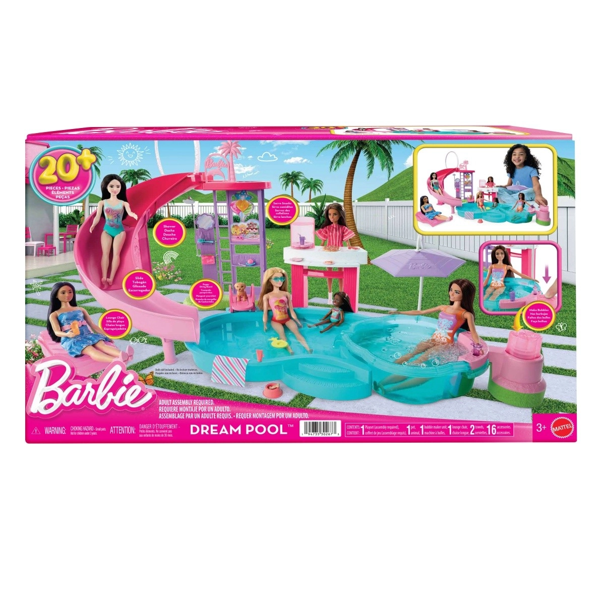Mattel Barbie Bazén snov
