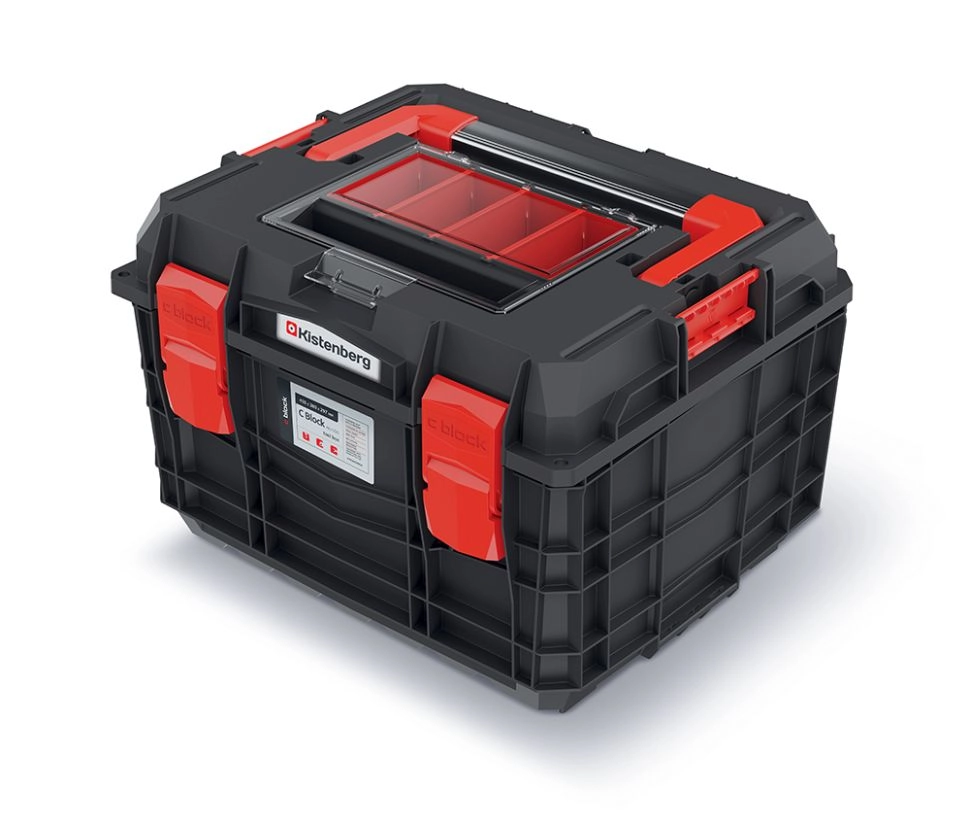 E-shop Kistenberg C Block Alu Log Kufor na náradie 45 x 38 x 29,7 cm čierny KXCA454030-S411