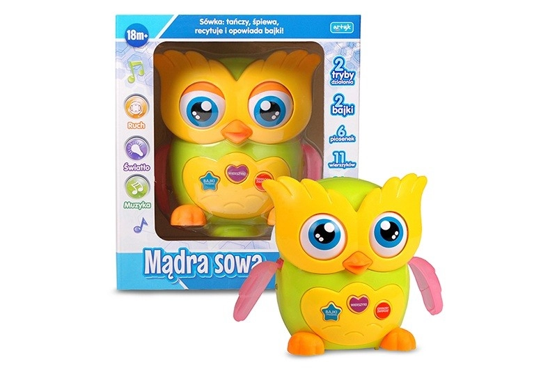 Chytrá sova E‑Edu interaktívna hračka