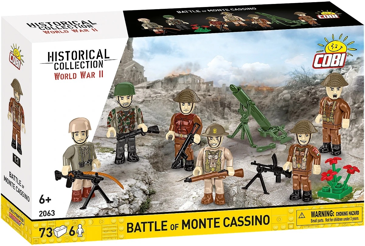 E-shop Cobi 2063 Bitka pri Monte Cassina 1944, 73 k, 6 f