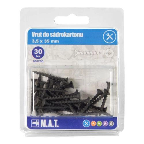E-shop Skrutka do sadrokar.3,5x35mm hrubý z.,f. (30ks)
