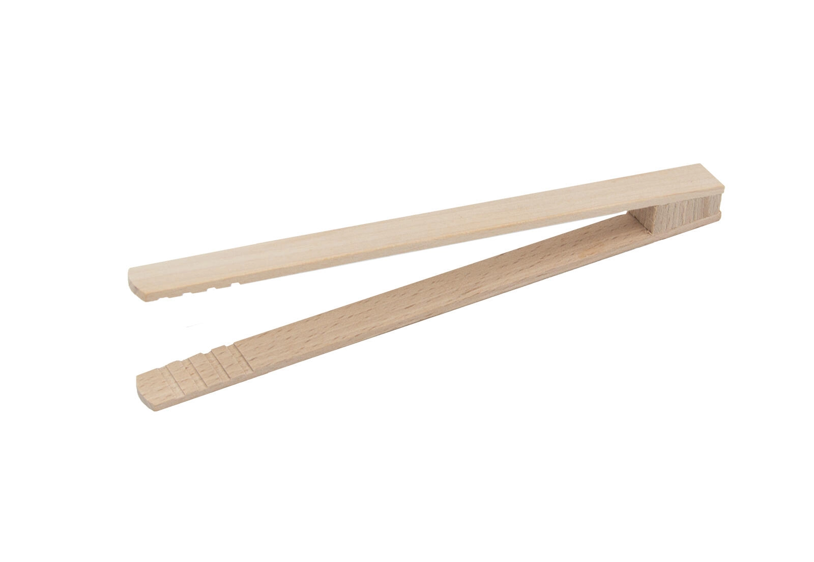 E-shop Drevené ploché kuchynské kliešte 21,5 cm