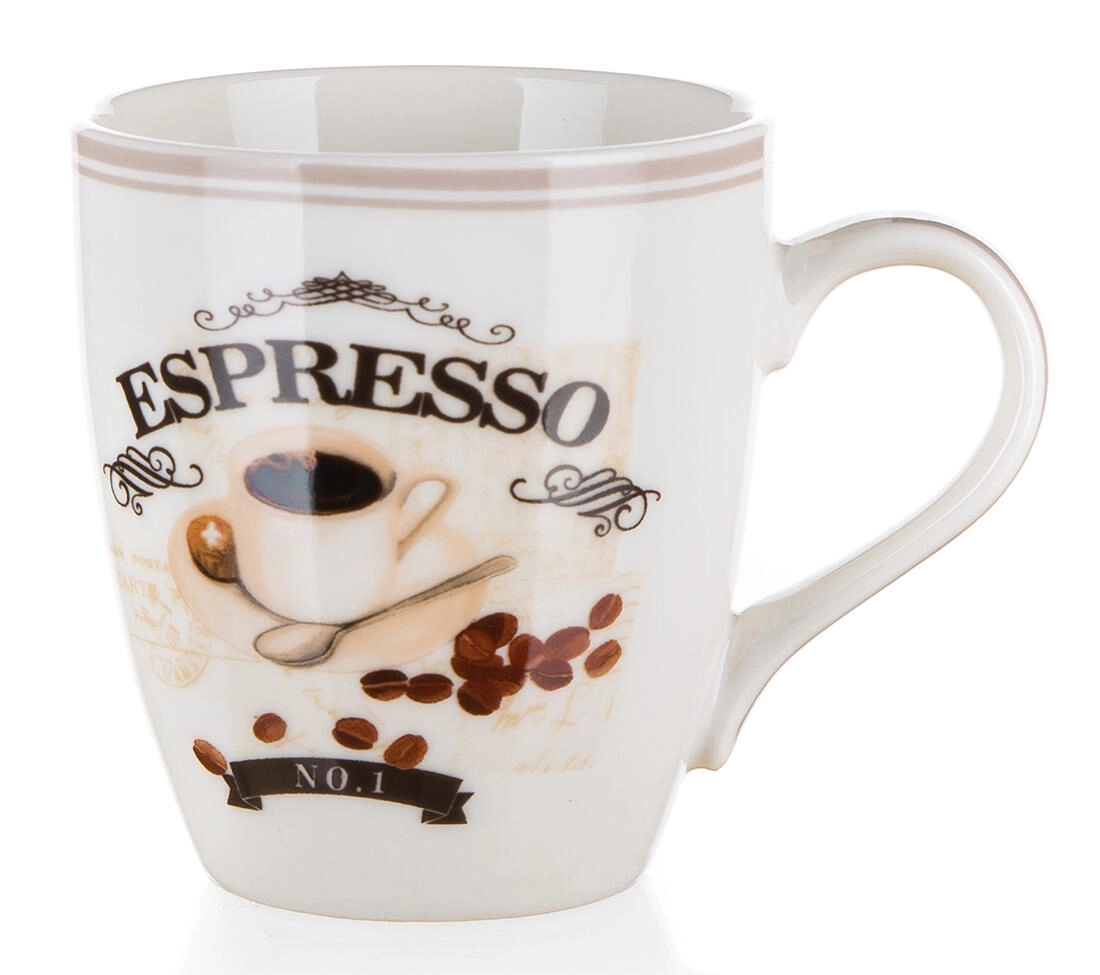 E-shop Keramický hrnček Espresso 240 ml s kávovým motívom