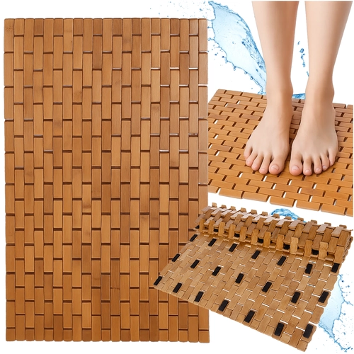 E-shop Bambusová kúpeľňová podložka Ruhhy 80x50 cm
